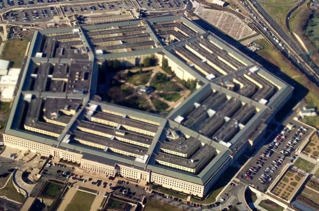 Pentagon byggnad USA.