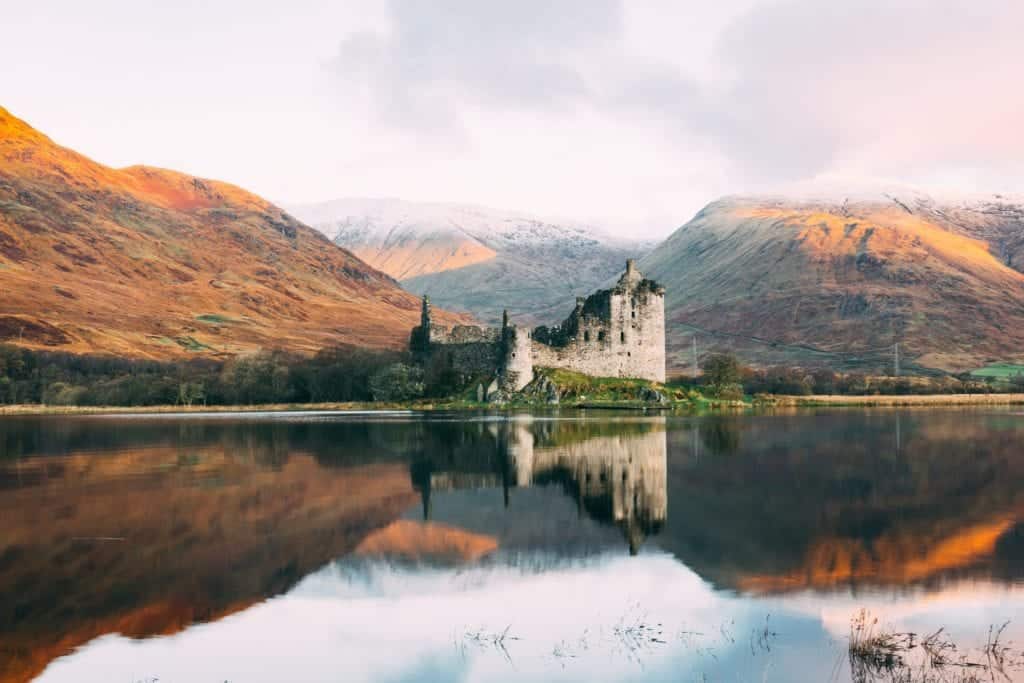 Visit scotland castle by the lake