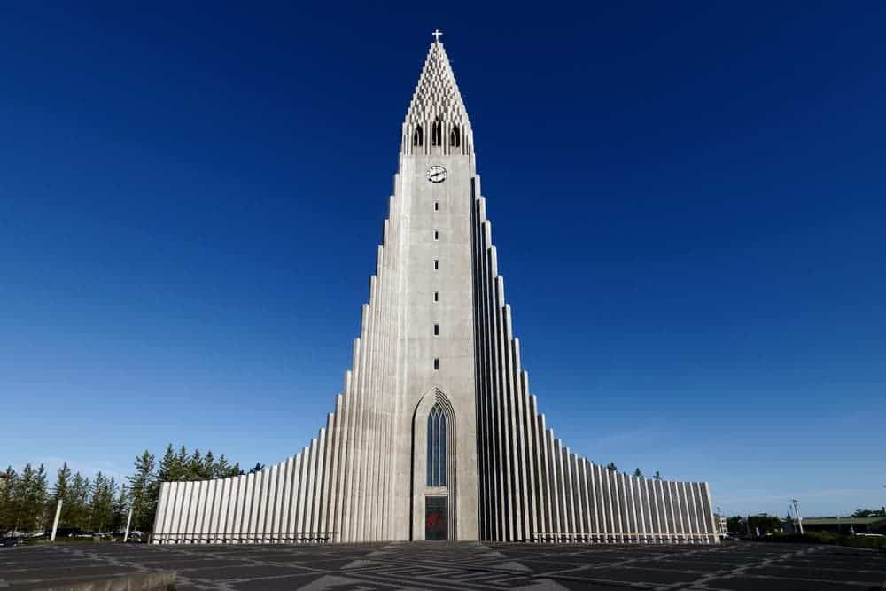 Nice church in the maincity on Iceland.
