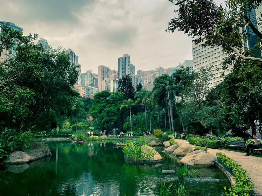 Grön hong kong park
