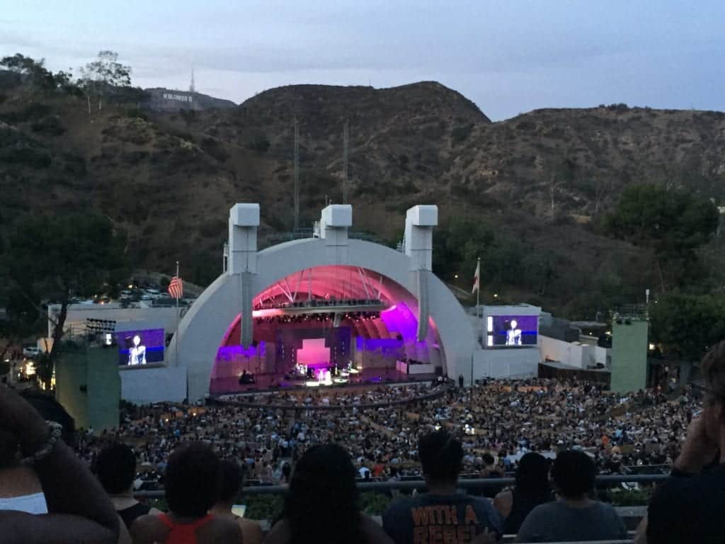 Concert at Hollywood Bowl.