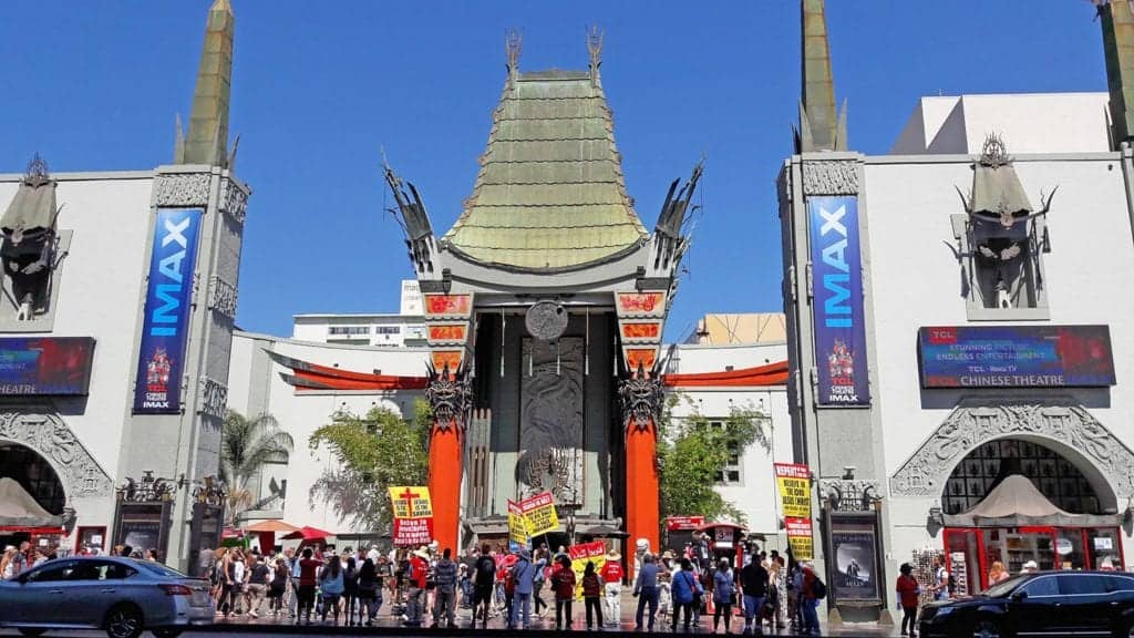 TCL Los Angeles Chinese theater.
