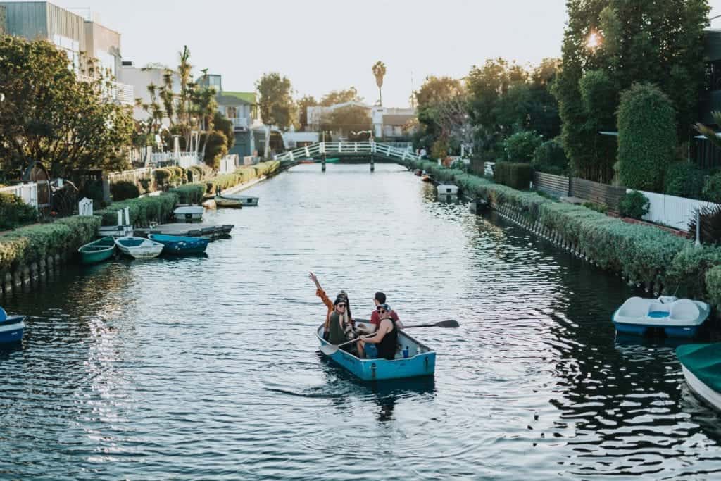 venice canals in los angeles.