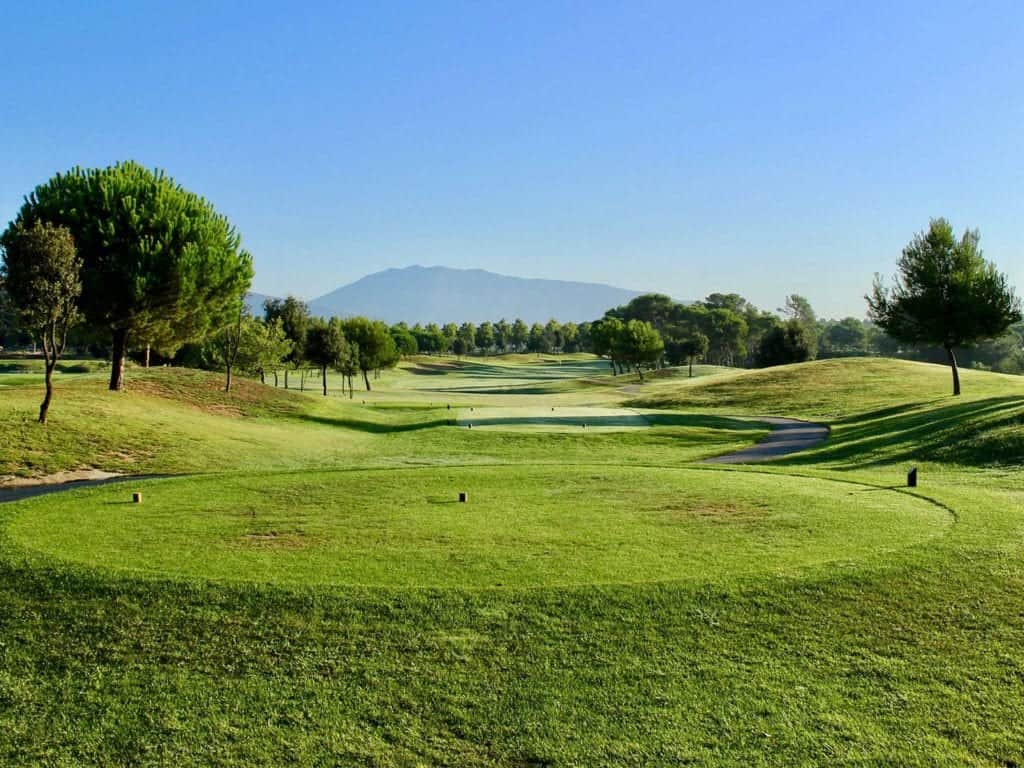 Golf La Roca from the green in spain.