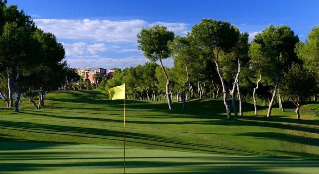 Overview of hills at Las Ramblas Golf in Spain.