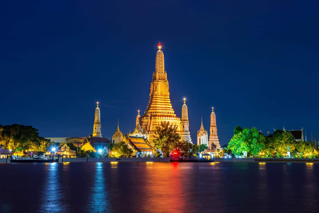Wat arun tempel i Bangkok