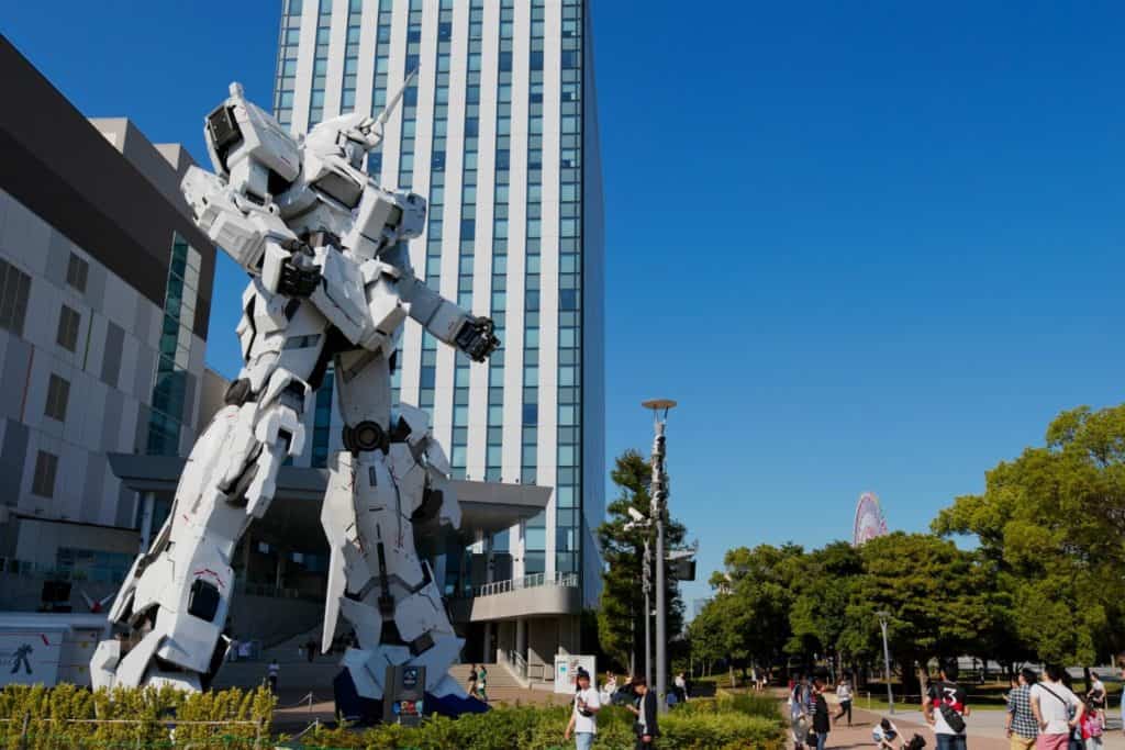Gundam staty odaiba
