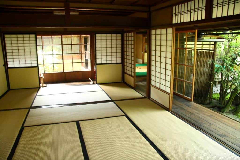 Traditionellt japanskt hus.