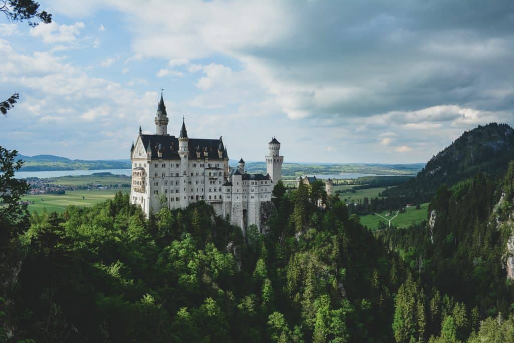 Vackert slott tyskland