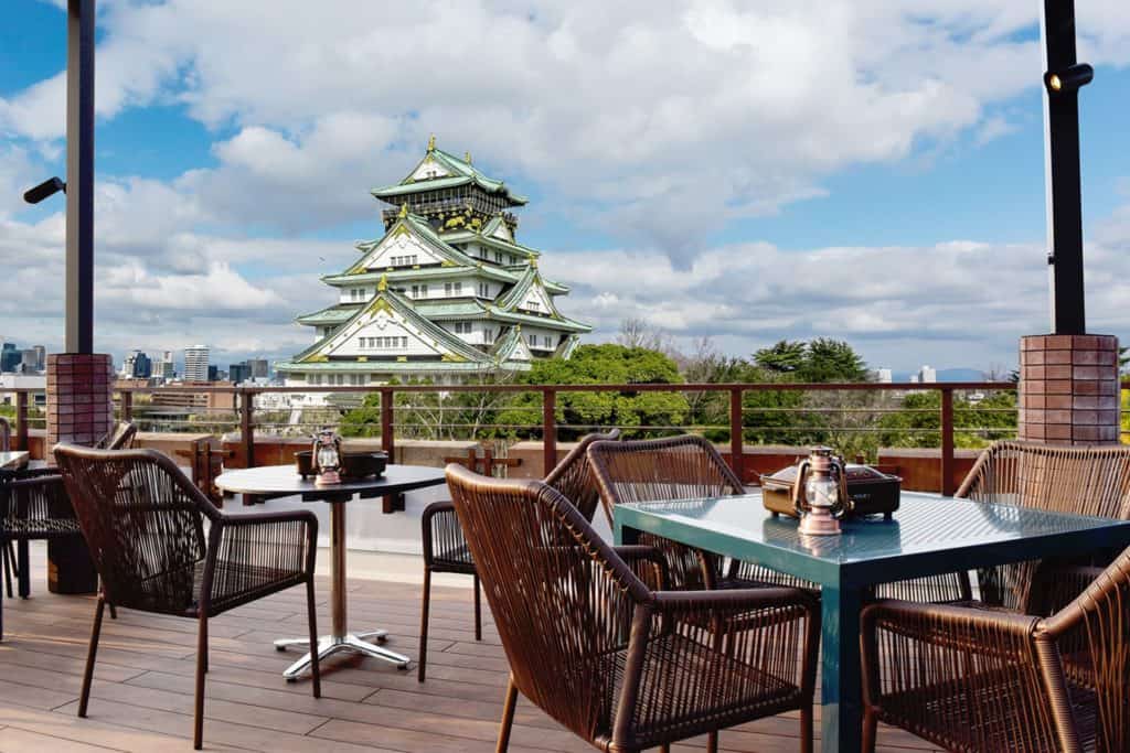 Osaka castle tmepel