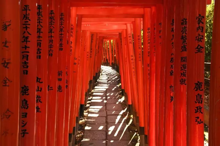 Röda torii gates