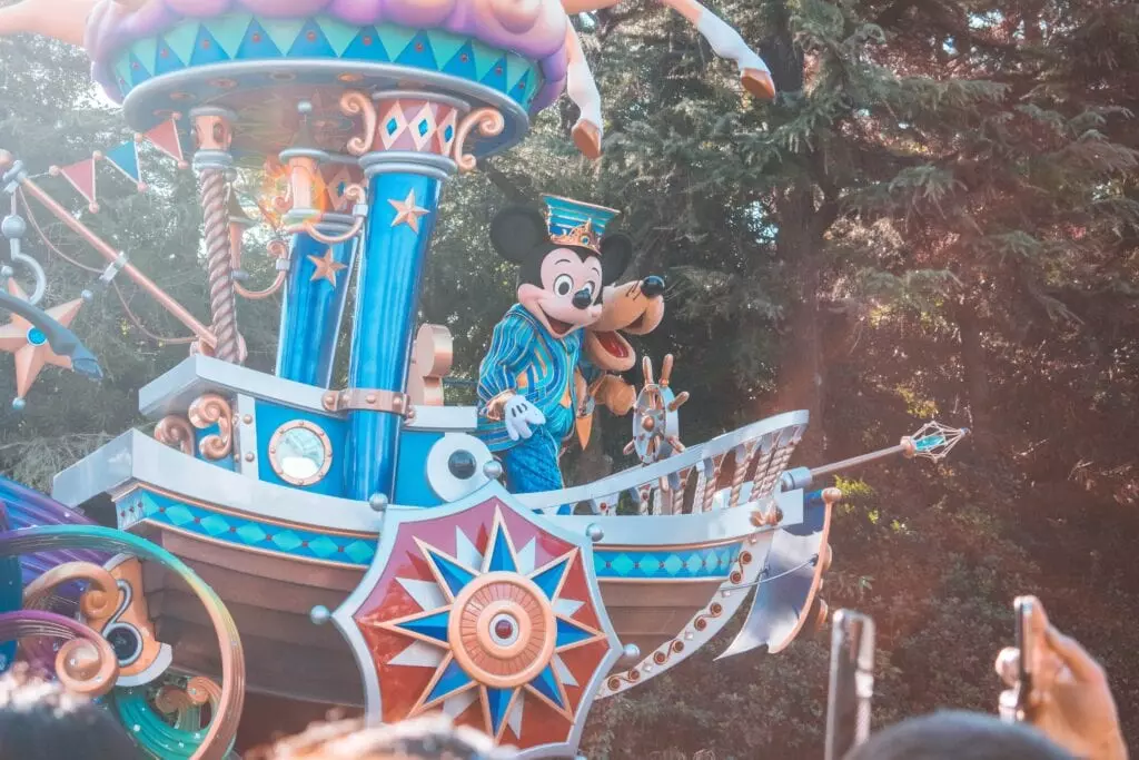 Mickey mouse i Disneysea Tokyo