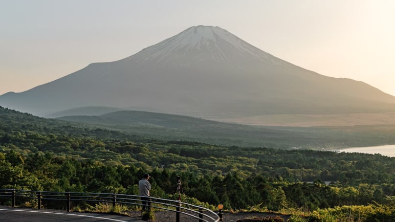 Historian bakom Mount Fuji_